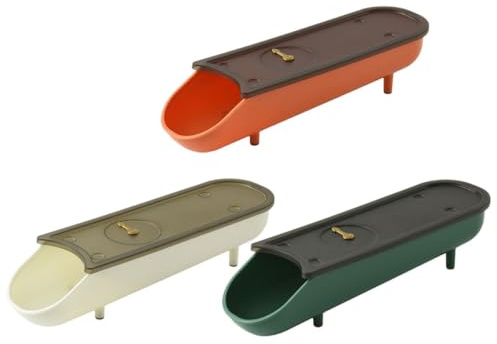 FONDOTIN Contenitore per Uova in Plastica Impilabile Coperchio e Indicatore Giorni, Porta Uova Inclinato per Frigorifero, Set da 3 Pezzi per Conservazione Sicura e Organizzazione Cucina