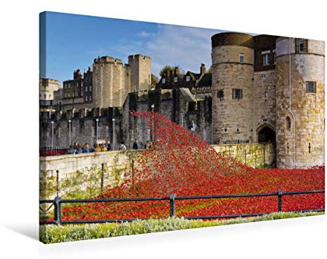 Premium Textil-Leinwand 75 x 50 cm Querformat Premium Textil-Leinwand 75 cm x 50 cm quer Tower von London | Wandbild, HD-Bild auf Keilrahmen, Wanddekoration, Kunstdruck von Andreas Schön