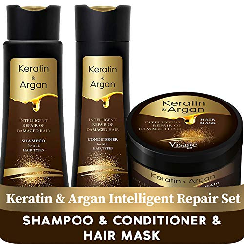 Visage Mascarilla Capilar 500Ml + Shampoo 250Ml + Acondicionador Pelo 250Ml