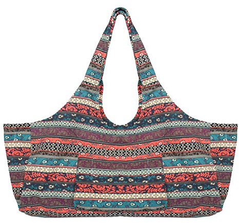 3DTengkit Yoga-Matten-Tragetasche,Yogamattentasche große Yogamatten-Tragetasche Tragegurt mit Tasche und Innentasche mit Reißverschluss,für Damen Herren Gym Sport (Rot)