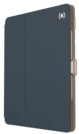 Speck Case for iPad Pro 6th Generation 12.9 Inch - Drop & Camera Protection, Slim Multi Range Stand, Apple Pencil Holder - Almond Milk/Mocha/Charcoal