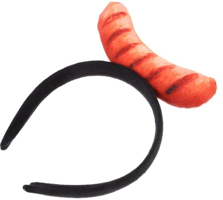 OATIPHO Lustiges Stirnband mit Simulationslebensmittel Design aus Plüsch Vielseitiges Cosplay Accessoire und Kopfbedeckung für Fotos und Ostern