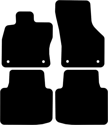 Kovvar Fußmatten passend für Skoda Superb 2015-2019 Passend zur Ausführung: 3 | Kompakt/Combi | Qualität: Basic