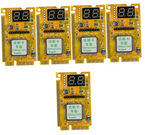 jojofuny 5sets Motherboard Testing Card for Computer Motherboard Tester Tool for Computer Detecting