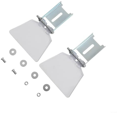 CWOQOCW 2pcs Replacement Guard for Grinder Eye Protection Safety Shields with Bracket Stainless Steel and ABS Construction for 125mm Type Grinders