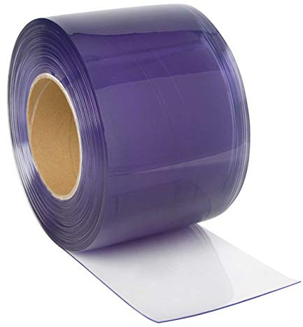 Kerbl Streifenvorhang (für Ställe/Paddocks/Hallen, Rollenlänge 50 m, Breite 30 cm, Dicke 3 mm, Vorhang transparent, PVC, ohne Montagematerial) 291151