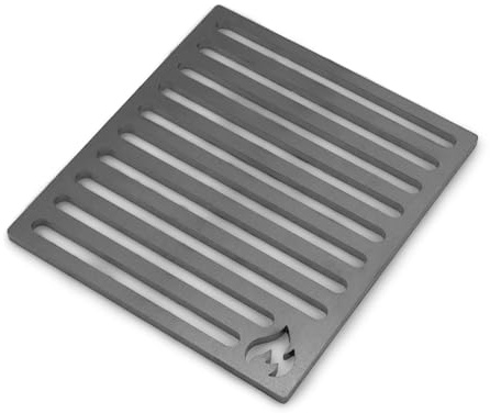 Grillrost.com Das Original Ofenrost 18x22cm aus massivem Stahl - Kein Guss dadurch Keine Bruchgefahr