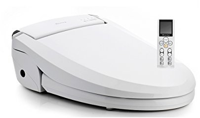 Blooming 1060 Deluxe - PopoDusche WC brille set mit bidet funktion für intimreinigung | Bidet einsatz/aufsatz für toilette | Toilettenbidet toilettensitz mit heizung und warmwasser | Intimdusche