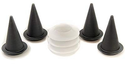 Tupperware UltraPro Cornet Party 35358 - Schwarz, Spiralförmig, BPA-frei, Phthalat-frei, 10,0 cm H, Lidded container with handle, Partys, Picknicks, Outdoor-Aktivitäten, Drehverschluss, 1 Count