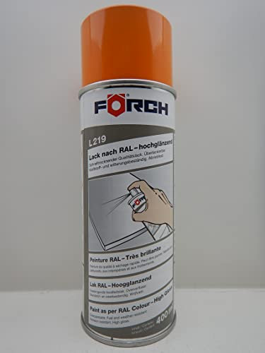 Förch GELBORANGE GELB ORANGE RAL 2000 LACK LACKSPRAY SPRAY SPRAYDOSE 400ML (1)
