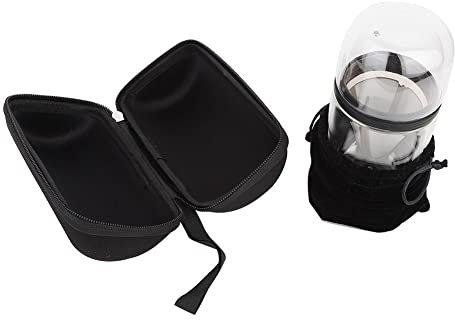 Otufan Cafetière à Piston, Cafetière De Voyage Portable en Acier Inoxydable Filtre à Café Filtre à Café Filtre à Goutte Convient pour Le Bureau à Domicile Cappuccino(Noir)