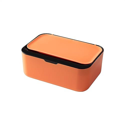 Kosmetiktücher Box Feuchttücher-Spenderhalter mit Deckel, staubdichte Taschentuch-Aufbewahrungsbox for Zuhause und Büro für Esszimmer Badezimmer Schlafzimmer(3)