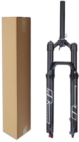 LPYDWZ Forcella Ammortizzata for MTB 27,5/29 Pollici, Freno a Disco 34mm Tubo Dritto da 1-1/8 Forcella Anteriore ad Aria con Regolazione del Rimbalzo Escursione 140mm(Remote Lock,29 inch)