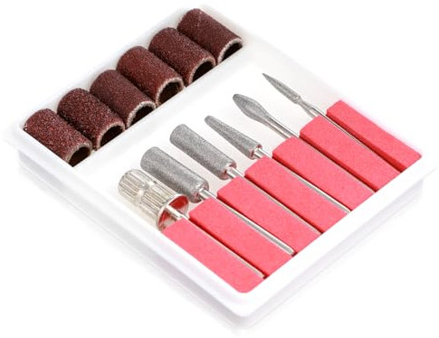 Nagelfräser für Gelnägel Acrylnägel Oder Naturnägel Professioneller Diamant Bits für Nagelfräser Nagelfräser Aufsätze Zubehör Schleifkörper Set für Maniküre Nagelpflege Nagel-Bits für Nagelbohrer