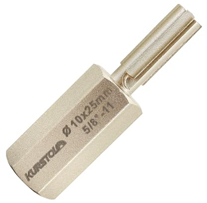 Carbide Brick Mortar Grout Cutter - KURSTOL Mortar Raking Bit 3/8 x 1 Inch with 5/8”-11 Thread for Mortar Masonry Brick Removal