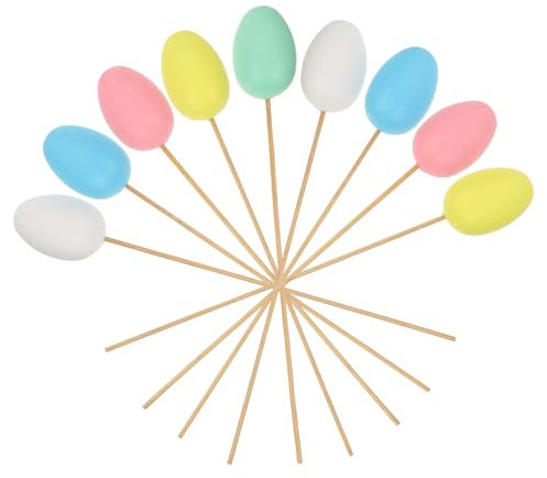ERINGOGO 9pcs Easter Diy Egg Plastic Easter Eggs Boys and Girls Gifts Decorations Home Party Favors