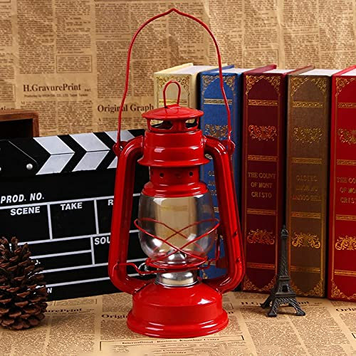 Retro Old Style Kerosene Lamp Home Liquid Fuel Lamp Outdoor Illumination Light Environmental Friendly Smoke Free Craft Oil Lamp for Restaurant Office Bedroom