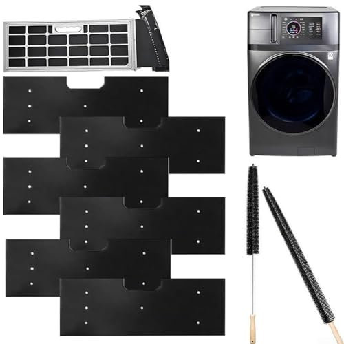 Maximize Performance WH01X35719 Filtro per pelucchi insieme a 2 spazzole essenziali per il funzionamento del detergente (6 filtri + 2 spazzole)