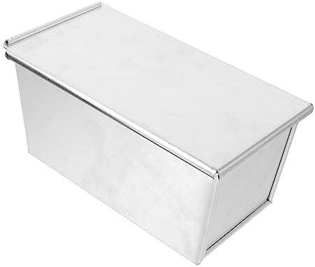 FUNNETOYU Molde Para Pan De Sándwich Con Tapa 500g Aluminio Antiadherente Alta Conducción De Calor Para Hornear Pan Integral y Tostadas Uso Doméstico Cocina