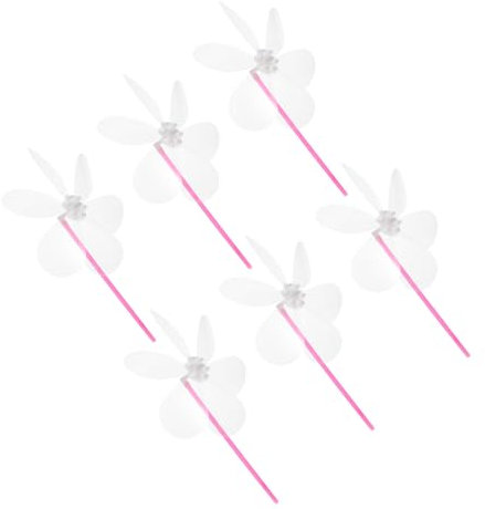 SUPVOX 6pièces Lot De à Vent Transparents Soi-même Inachevés Et Pour Décoration Extérieure