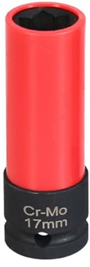 Clé à douille de protection pour écrous de roue de 17 mm et 21 mm pour démontage de cosses de roue antivol Classe S