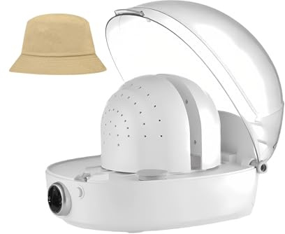 Machine Vapeur Chapeau Steamer Casquette Nettoyeur Vapeur Casquette 360° Avec Séchage Automatique Formateur De Chapeau Restauration Forme Et élimination Des Mauvaises Odeurs