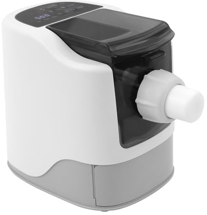 Macchina per pasta elettrica, 260 W, 220 V, macchina automatica per pasta con 13 accessori, fino a 500 g di farina secca, tempo di 5 minuti, 34,5 x 19,5 x 26 cm