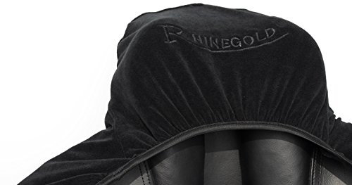 Rhinegold Stretch-Sattelbezug aus Jersey, 0, Schwarz, Einheitsgröße