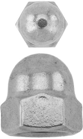 D´s Items | Sechskant-Hutmutter - M4 - DIN 1587 - Edelstahl A2 - [1 Stück] - | Hohe Hutmutter V2A