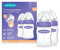 Lansinoh Baby Bottle Pack of 2 with NaturalWave Teat (160 ml), Anti-colic, Plastic 100% BPA & BPS free, Slow Flow silicone teat which is soft and flexible, purple