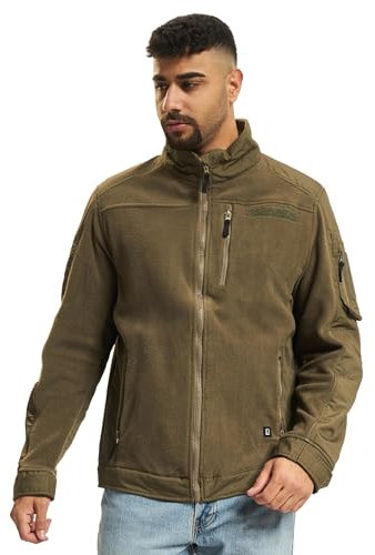 Brandit Fleece Ripstop Jacket, color: olive, size: XL
