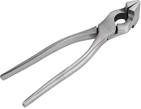 Breitmaul Zange, Flache Zange F R Leder, Akozon Flache Nase Ente Bill Zange Gear Lederzange Leathercraft Leder-Flachzange Leder Plättchen Zange Leder Rand Abflachen Zange Klemme für Brieftaschen,
