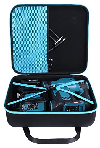 Aenllosi Hülle für Makita MP001GZ/DMP181z Akku-Kompressor 40V Max Li-ion | EVA-Hartschale für stabilen Schutz, Wasserabweisende Oberfläche für zusätzlichen Schutz, Nur Hülle ohne Gerät und Zubehör