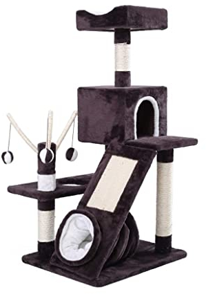 PIPONS Katzenbaum Kratzbaum Multi-Layer-Klettergerüst Für Katzen, Kratzbrett, Kratzbaum, Katzenregal, Katzensprungplattform, Katzennest, Spielzeug Für Haustiere katzenkratzbaum