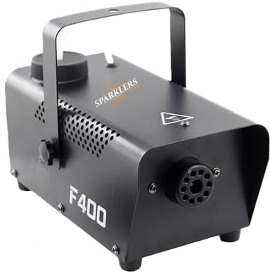 Machine à fumée - Puissance 400 Watt, Très bon Débit - Temps de chauffe rapide - Réservoir 0,3 Litres - Facile à transporter, idéale pour DJ