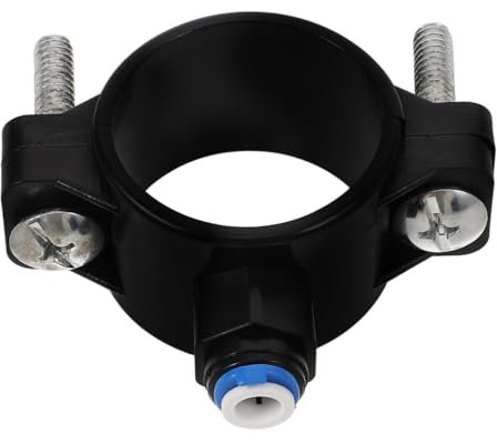 Angoily Drain Saddle Valve Clamp for System Quick Connect Plastic Water Filters Clamp