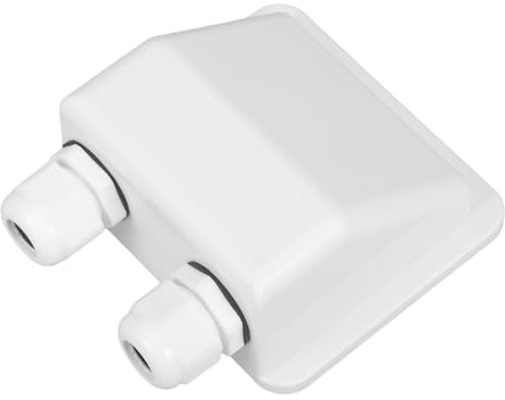 SWOOMEY Solar Kabel-einführungsdose Doppel-Loch Anschlussdose Für Wohnmobile wasserdichte Dach Kabelverbindung Für Solarpanel-systeme Einfache Installation Und Robuste Konstruktion