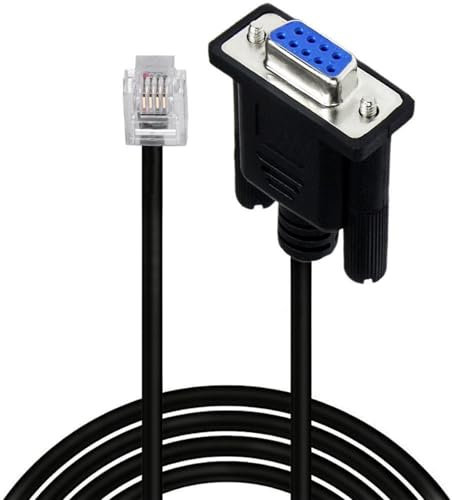 MARCBUSE RS232 Female To RJ11 6P4C Connectors Cable Premium Shielding Technology For Server Management Equipment Cable