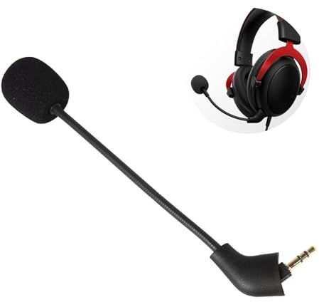 teasteam Microphone de Rechange 3.5 mm Prise Antibruit pour Jeux Vidéo