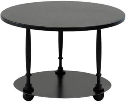Nishiyuenyi Alzata per Torta a 2 Piani, Alzata per Dessert, Ferro, Elegante Espositore per Torte, Torre per Cupcake, Ideale per Matrimoni, Feste, Nero
