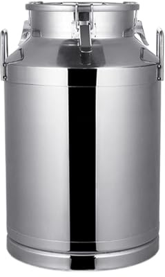 Pot A Lait Seau À Lait, Bidon D'étanchéité, Baril D'huile, Réservoir De Transport en Acier Inoxydable pour Seau À Vin, Stockage De Liquide Liquide Stockage(20L)