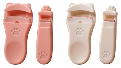 2 Sets Cat Paw Eyelash Curler Mini Eyelash Curler Professional Eyelash Curling Tool for Eyelash
