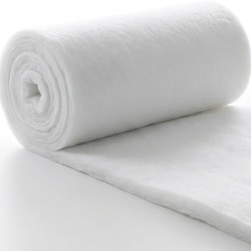 wollyflaushi Volumenvlies 500g/m² Meterware 120 x 100 cm (BxL) Polstervlies | Bastelvlies 50mm dick , atmungsaktiv & formstabil, zuschneidbar für Nähen, Quilten, Kissen, Decken & DIY