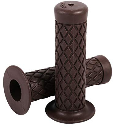 Lenkergriffe für Motorrad, 22 mm, Universal-Griffe, weicher Gummi, Dirtbike, Dunkelbraun