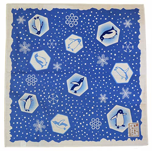 Maeda Senko Pinguin Snow Furoshiki Wickeltuch
