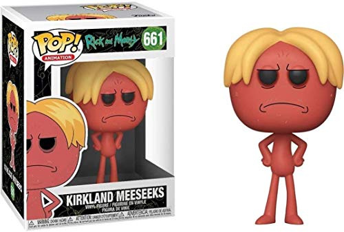 Funko Pop!. Animation: Rick & Morty - Kirkland Mr. Meeseeks Collectible Figure - Rick and Morty - Vinyl-Sammelfigur - Geschenkidee - Offizielle Handelswaren - TV Fans - Modellfigur Für Sammler