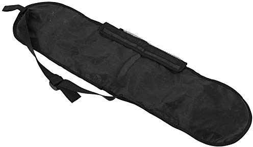 Demeras Skateboard Tragetasche wasserdichte Polyester Longboard Tasche Umhängetasche Aufbewahrungsrucksack Schwarz