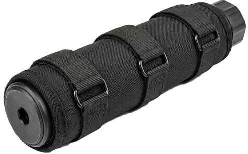 Buraku Entstörungsabdeckung, hochtemperaturbeständig, Supressor-Wickel, schwarz, passend für 19,1 cm Schalldämpfer