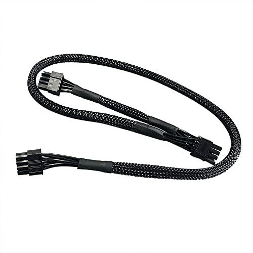 ZAHARA Câble de Module d'alimentation pour EVGA G2 G3 P2 GT Double 8P 60+16CM for EVGA Replacement Cable