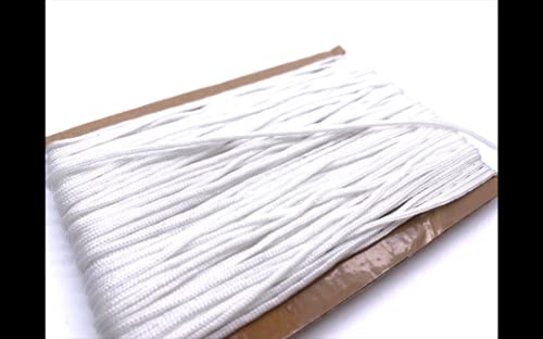 2mm Blind White Cord for Roman, Austrian & Festoon Curtain String Pull Window Shape Repair Cord Winder Window Safety (20 Meter)